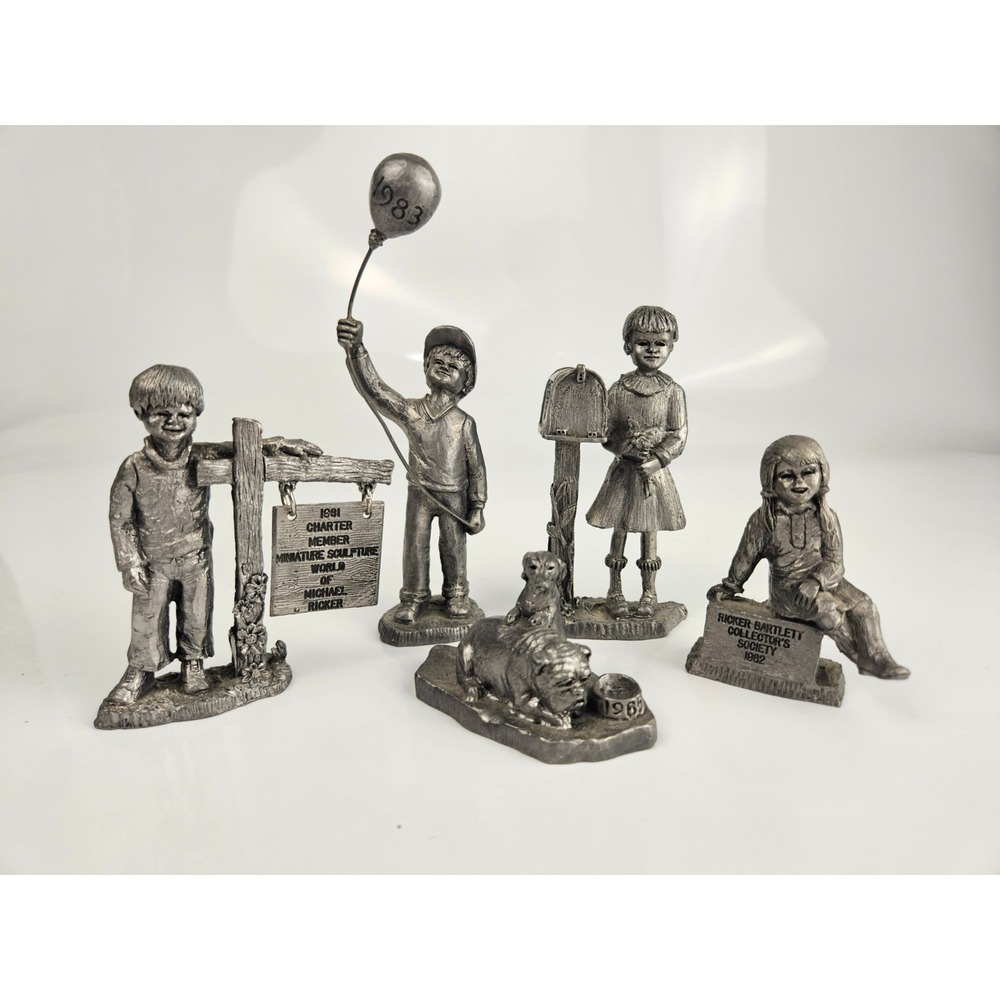 Michael Ricker‎ 6910 Pewter Miniature Series 1981–1985 Set